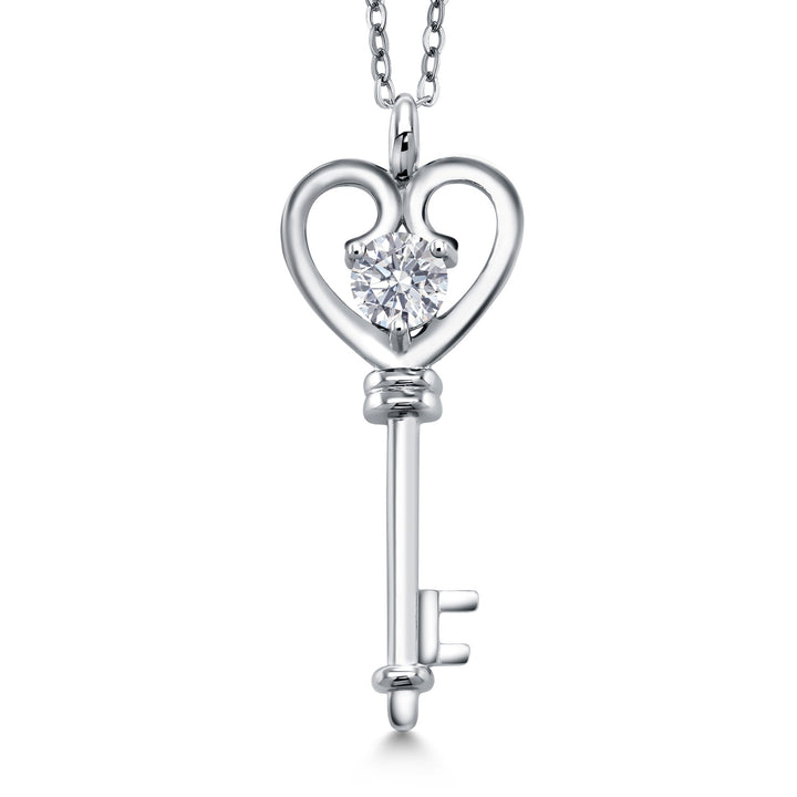 Lab Grown Diamond_Pendant in 925 Sterling Silver