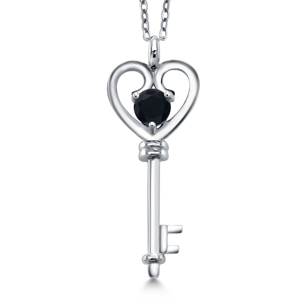 Onyx_Pendant in 925 Sterling Silver