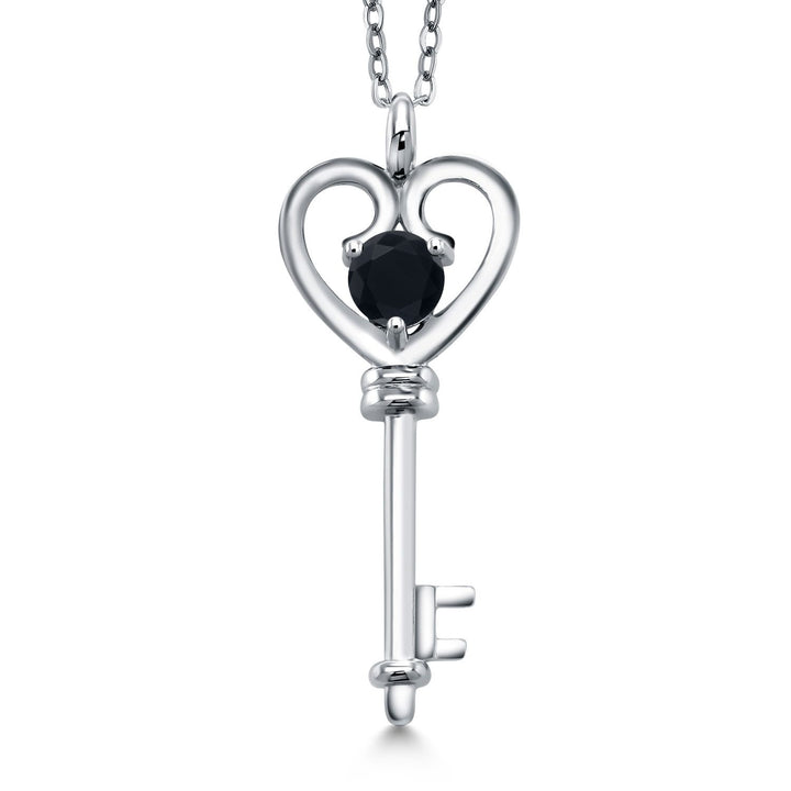 Onyx_Pendant in 925 Sterling Silver