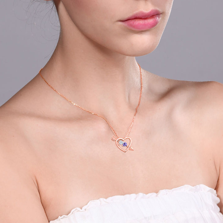 Pendant in 925 Rose Gold Plated Silver