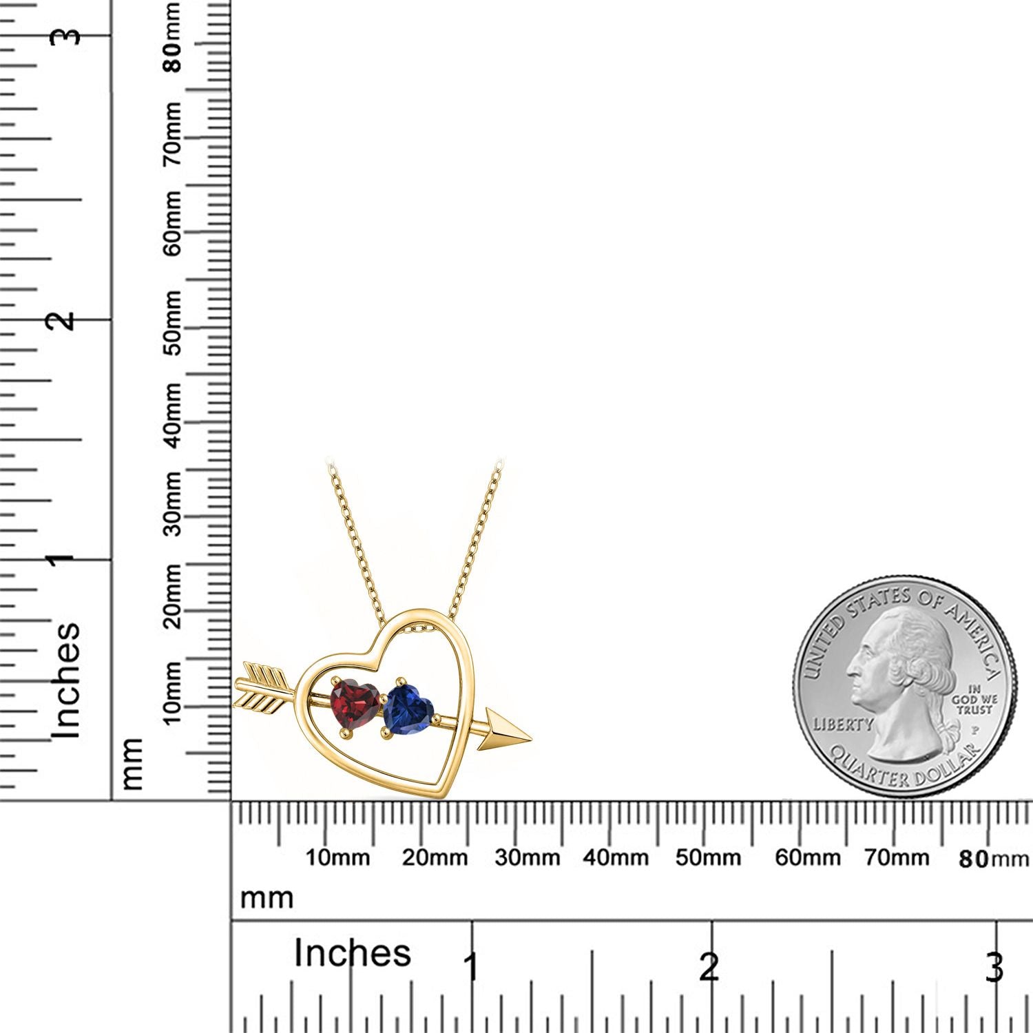 Pendant in 925 Yellow Gold Plated Silver