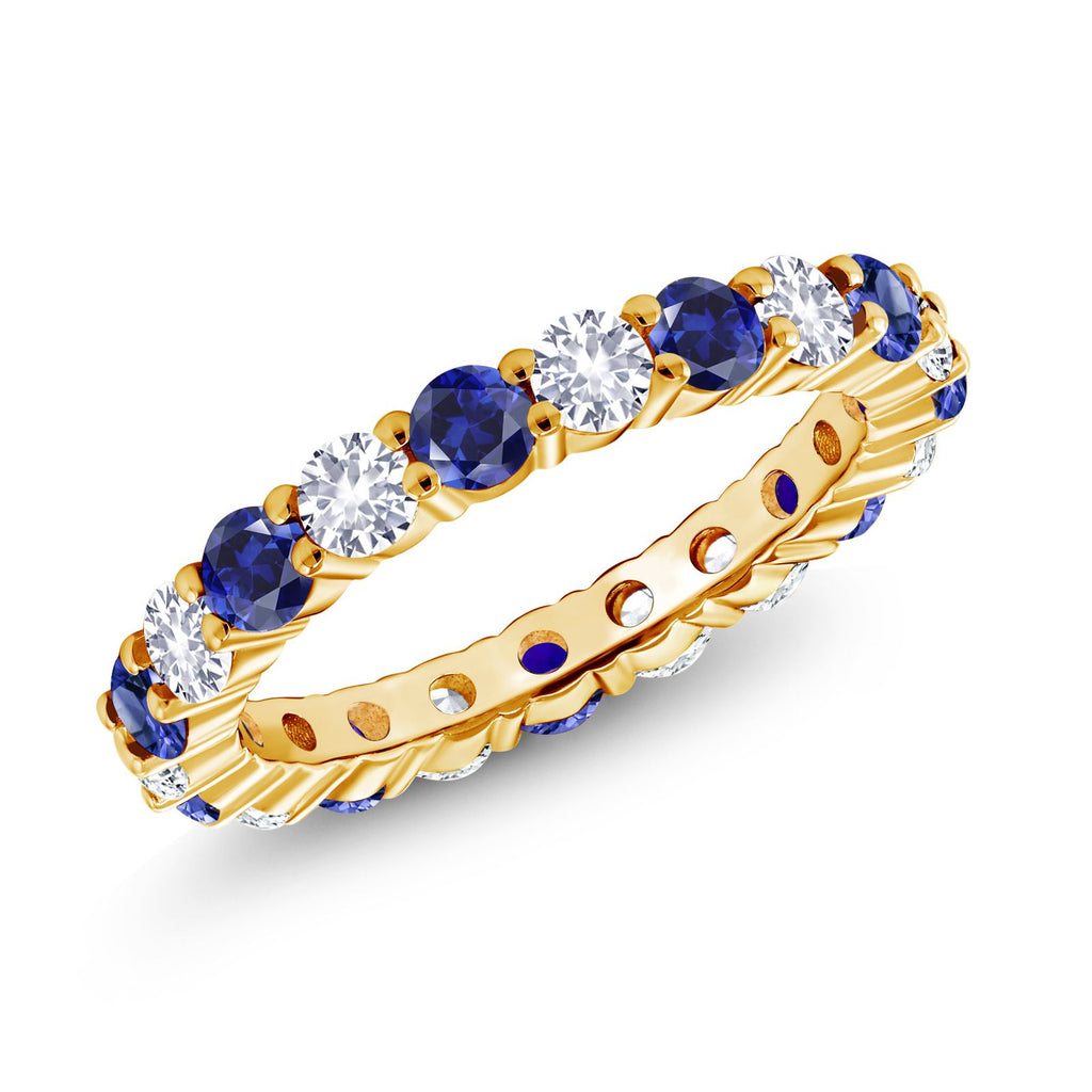 7_Ring in 925 Yellow Gold Plated Silver