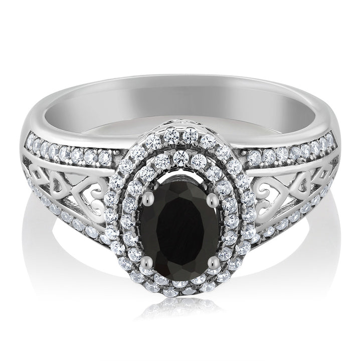 Onyx - December_5_Ring in 925 Sterling Silver