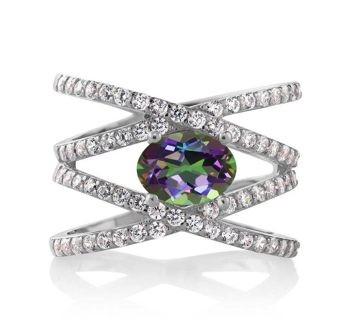 Green Mystic Topaz_5_Ring in 925 Sterling Silver