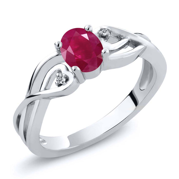 Ruby - July_5_Ring in 925 Sterling Silver