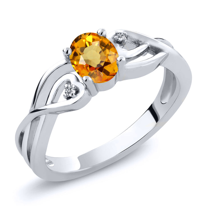 Yellow Sapphire - September_5_Ring in 925 Sterling Silver