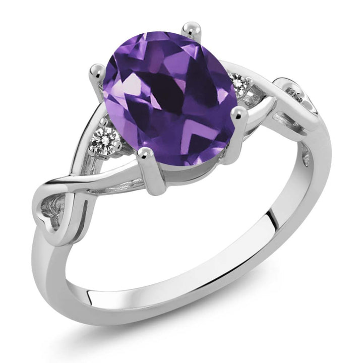 Amethyst_7_Ring in 925 Sterling Silver