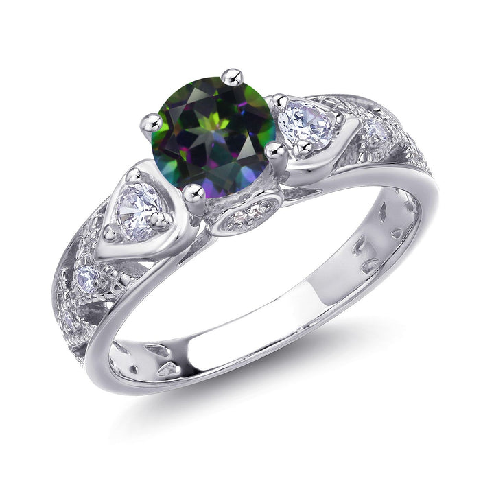 Green Mystic Topaz_5_Ring in 925 Sterling Silver