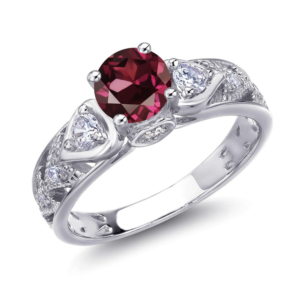 Rhodolite Garnet_8_Ring in 925 Sterling Silver
