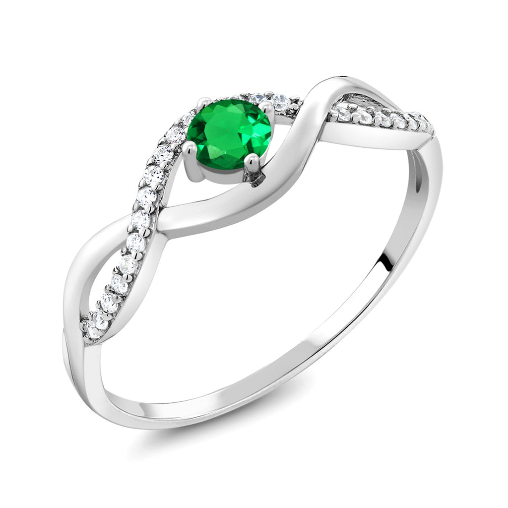Nano Emerald_6_Ring in 925 Sterling Silver