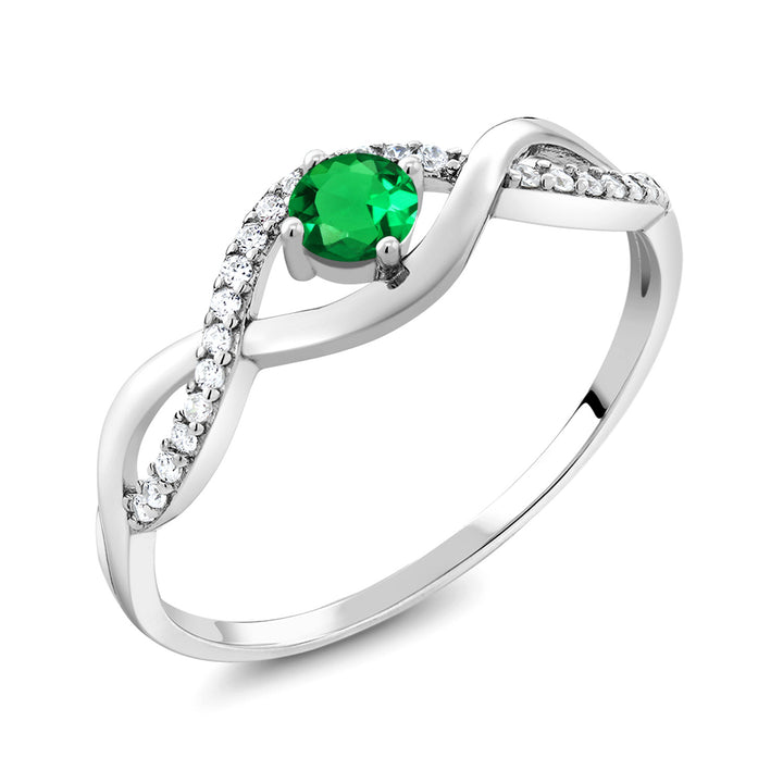 Nano Emerald_6_Ring in 925 Sterling Silver