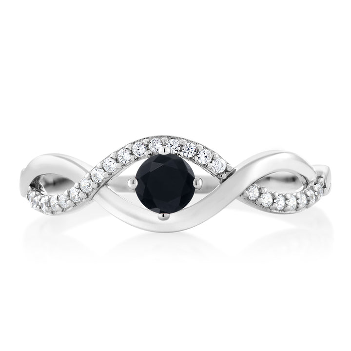 Onyx_5_Ring in 925 Sterling Silver