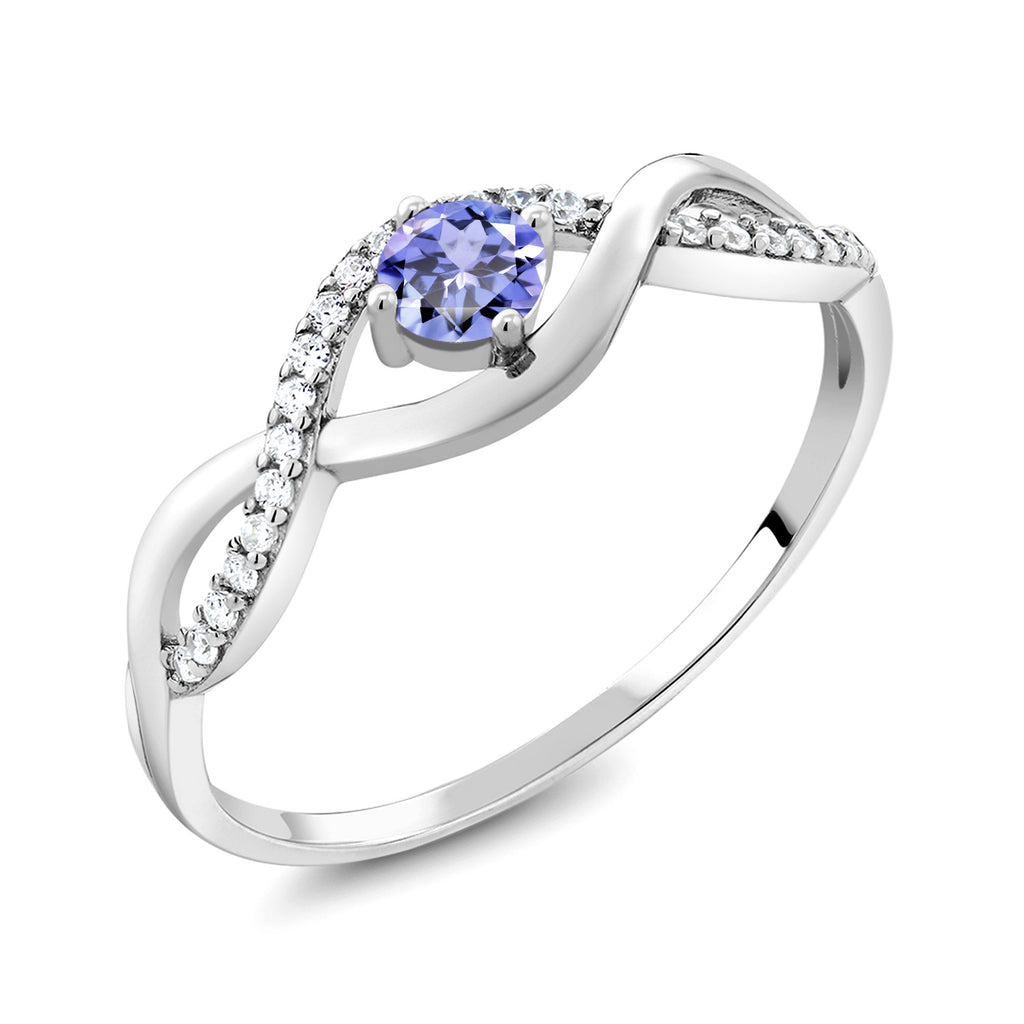 Tanzanite_7_Ring in 925 Sterling Silver