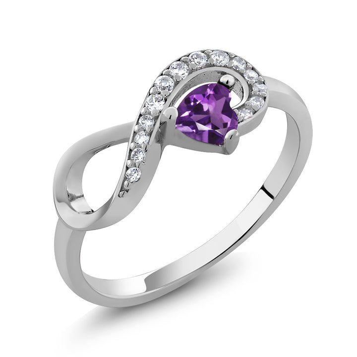 Amethyst - February_Ring in 925 Sterling Silver