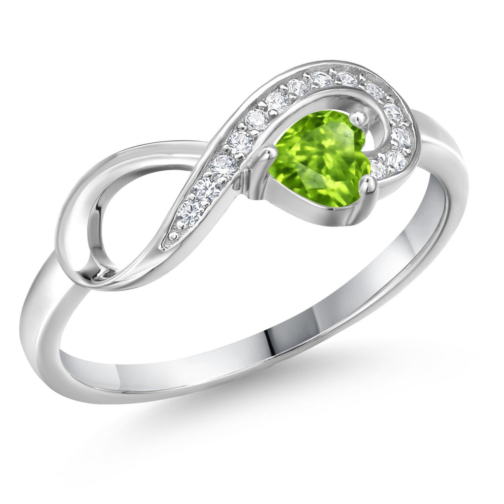 Peridot - August_7_Ring in 925 Sterling Silver