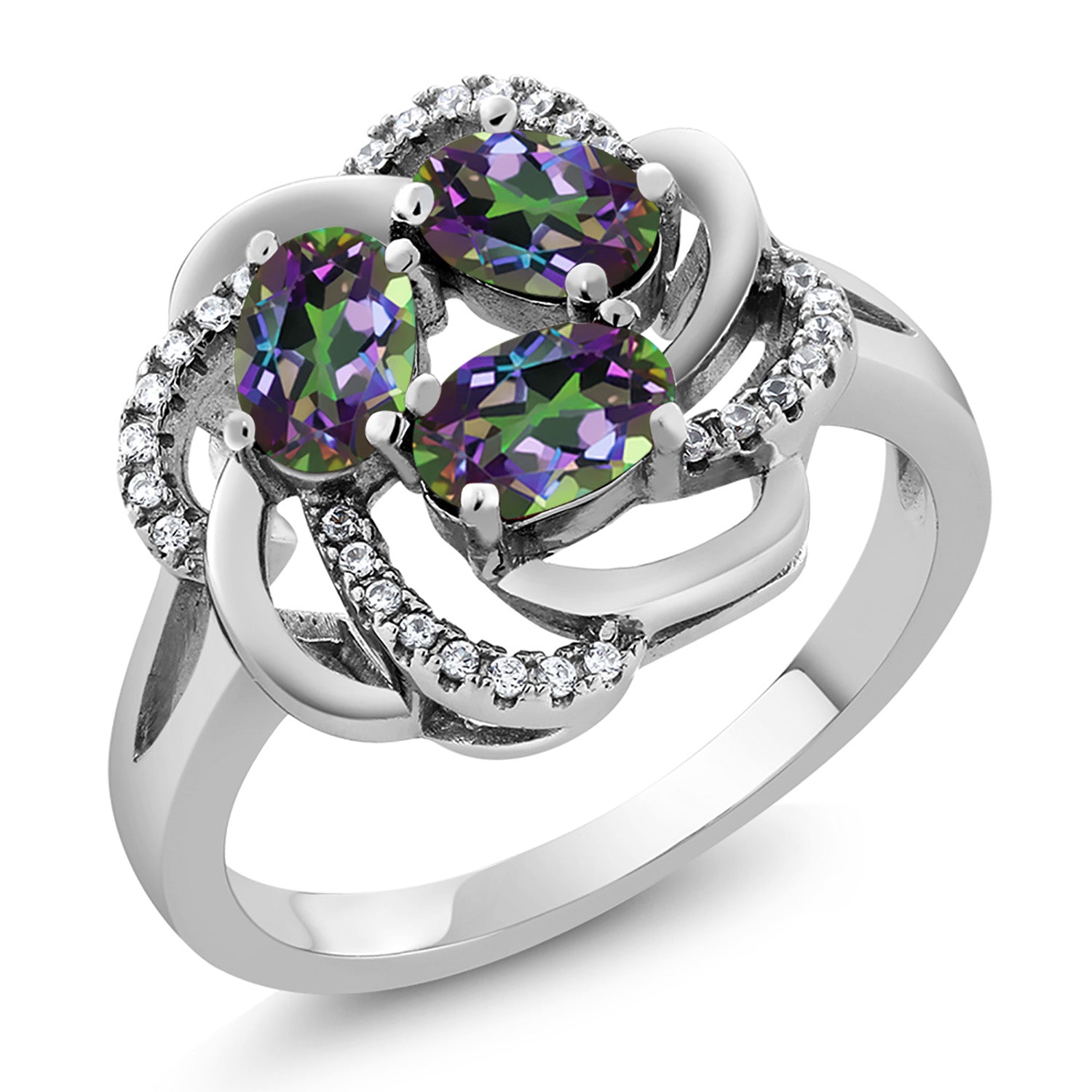 Green Mystic Topaz_7_Ring in 925 Sterling Silver