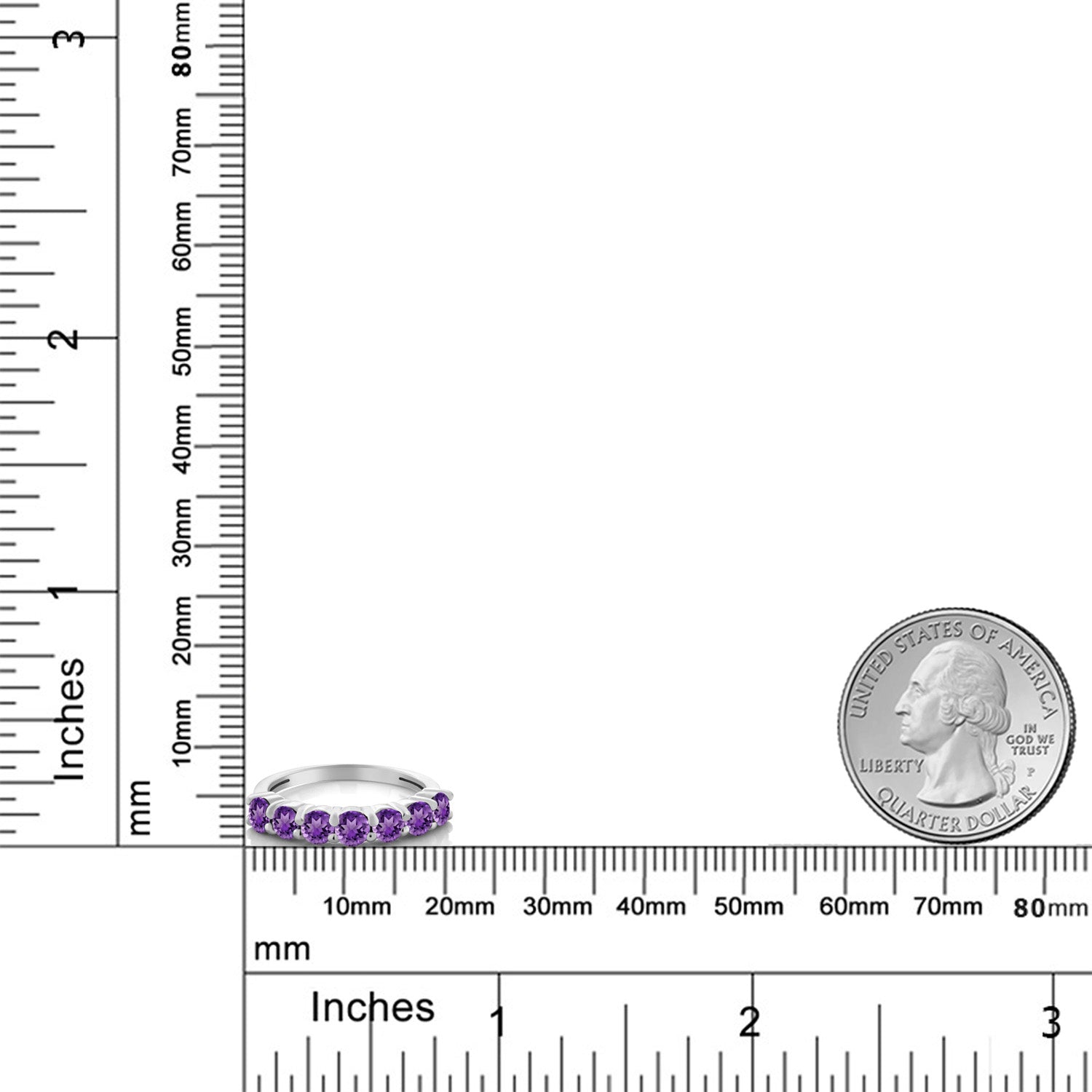 Amethyst - February_5_Ring in 925 Sterling Silver