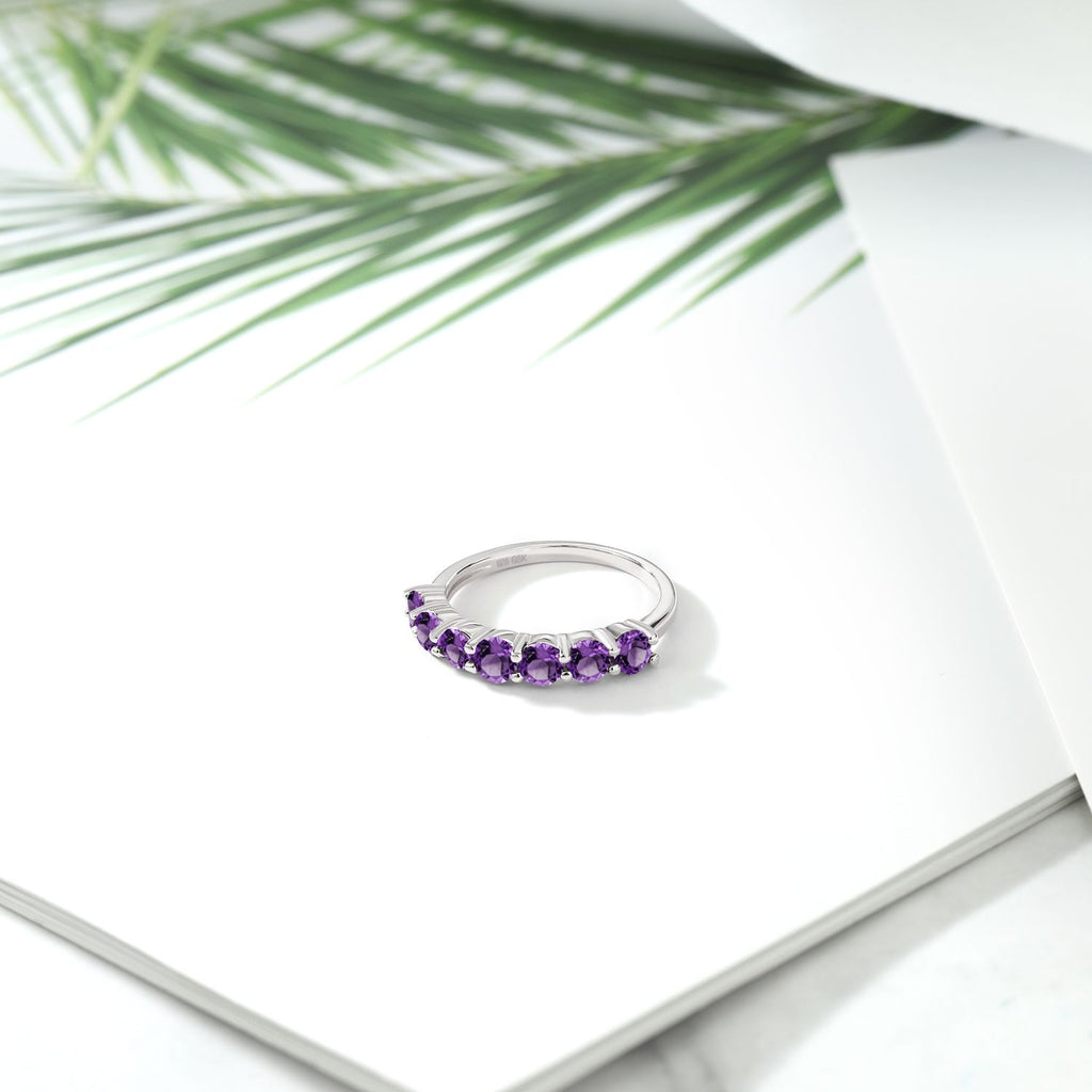 Amethyst - February_5_Ring in 925 Sterling Silver