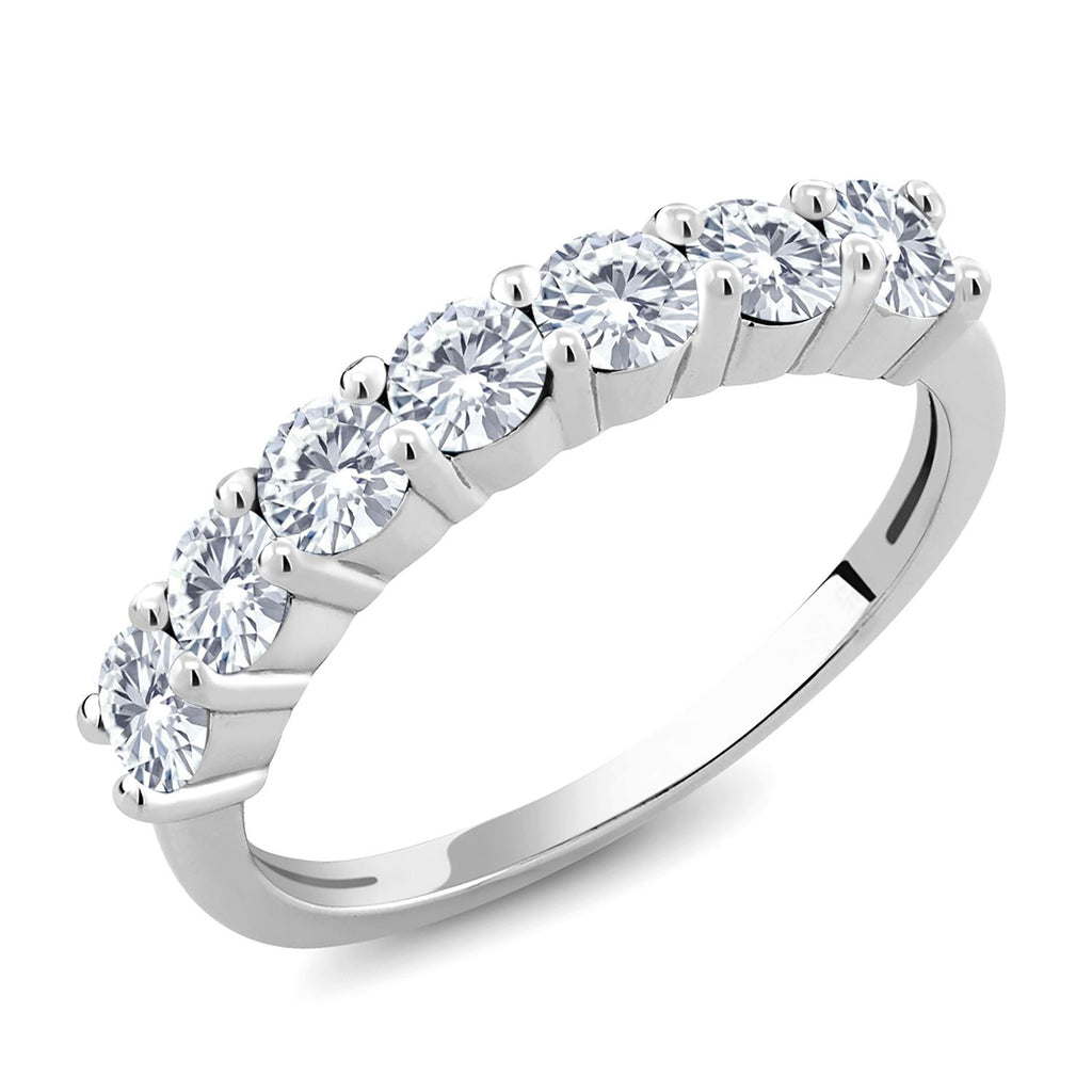 Moissanite - April_8_Ring in 925 Sterling Silver