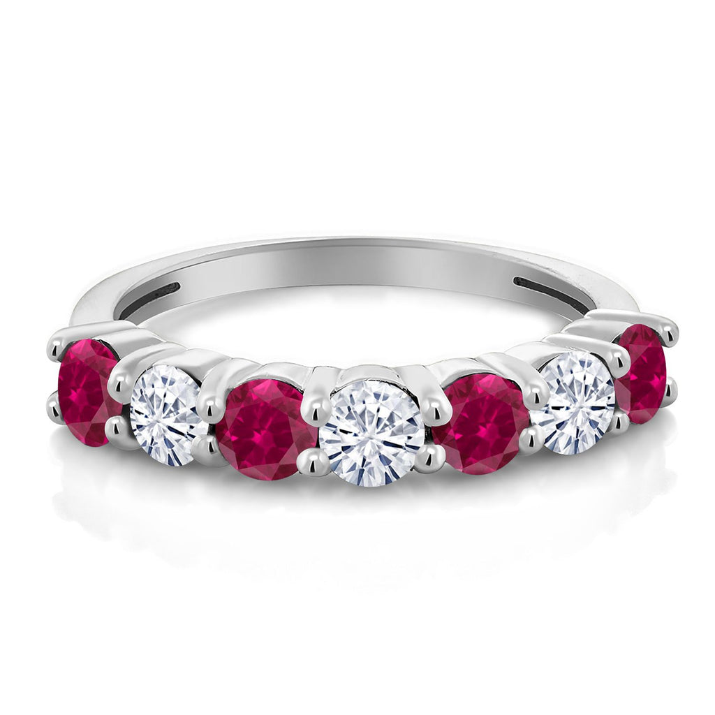 Created Ruby - July_9_Ring in 925 Sterling Silver