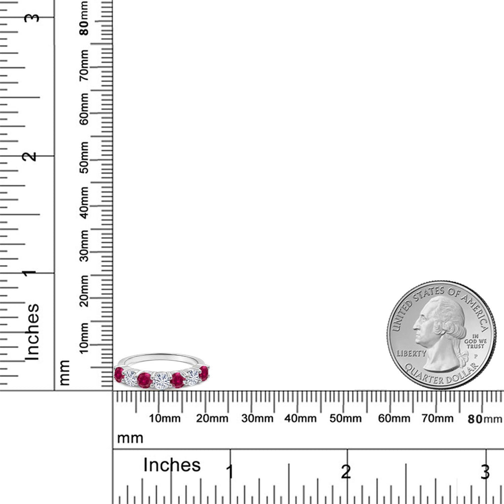 Created Ruby - July_9_Ring in 925 Sterling Silver