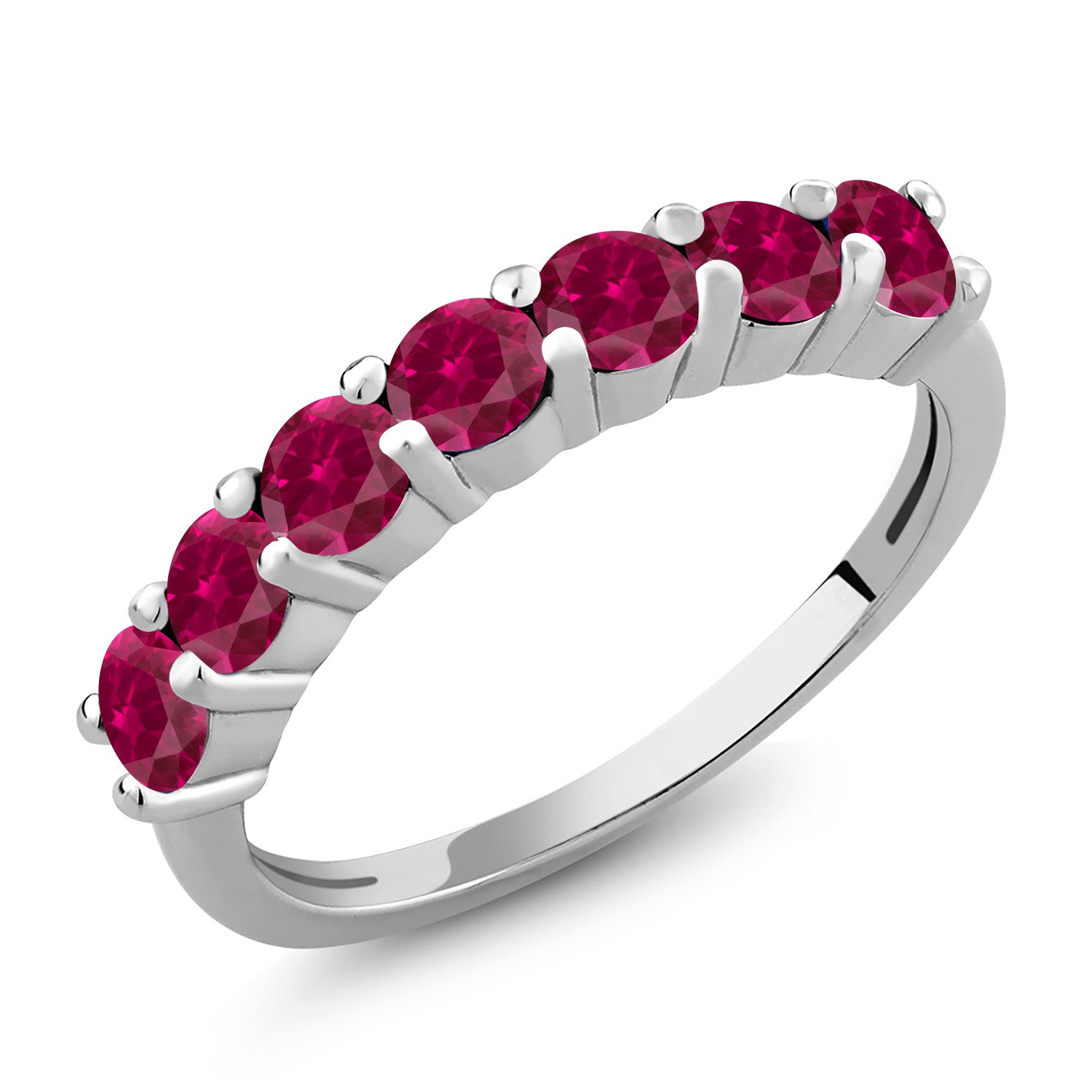 Created Ruby - July_8_Ring in 925 Sterling Silver