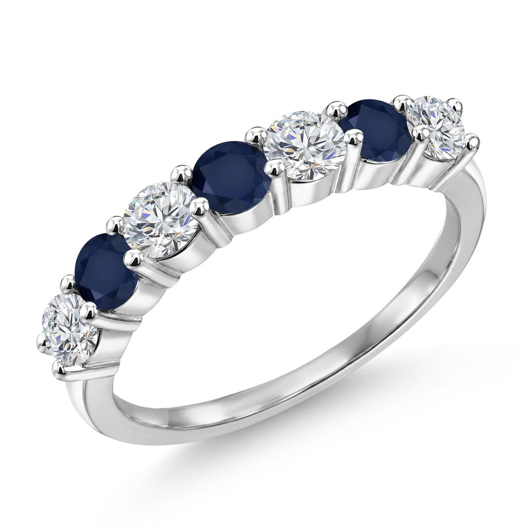 Blue Sapphire - September_8_Ring in 925 Sterling Silver