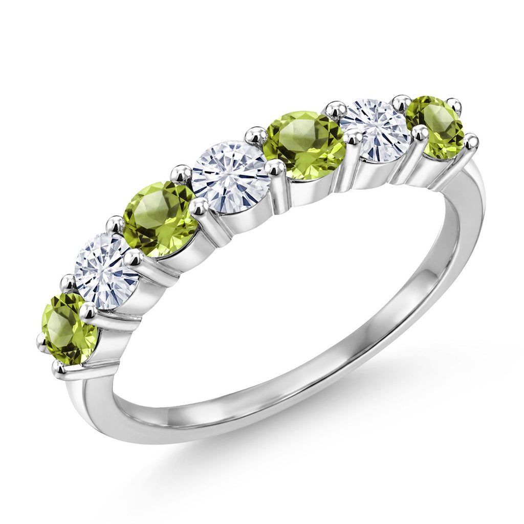 Peridot - August_8_Ring in 925 Sterling Silver