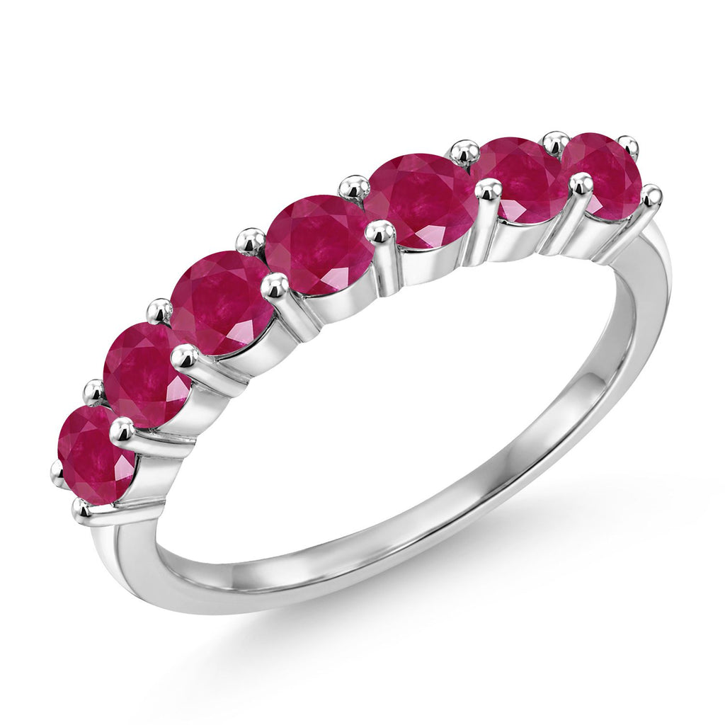 Ruby - July_6_Ring in 925 Sterling Silver