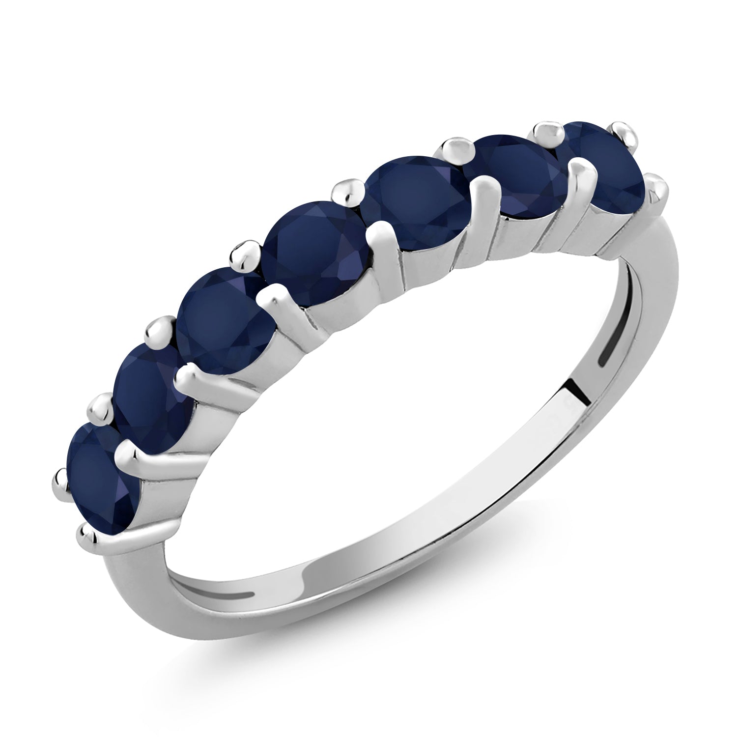 Blue Sapphire - September_8_Ring in 925 Sterling Silver