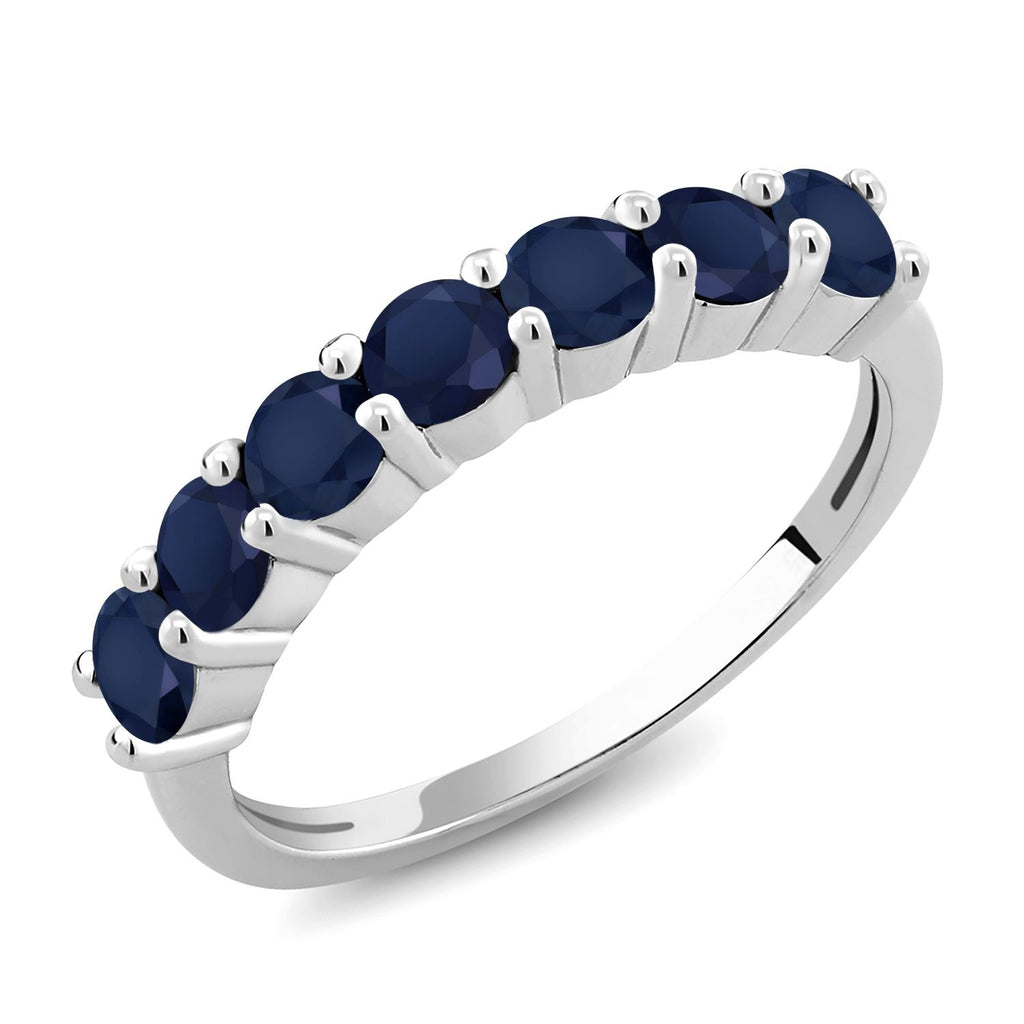 Blue Sapphire - September_9_Ring in 925 Sterling Silver