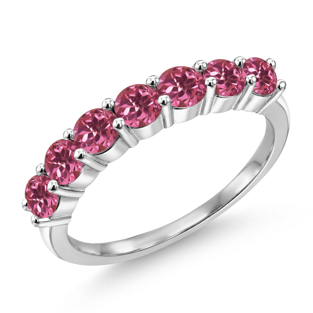 Pink Tourmaline - October_8_Ring in 925 Sterling Silver