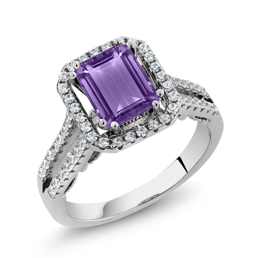 Amethyst - February_8_Ring in 925 Sterling Silver