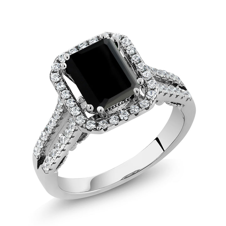 Onyx - December_5_Ring in 925 Sterling Silver