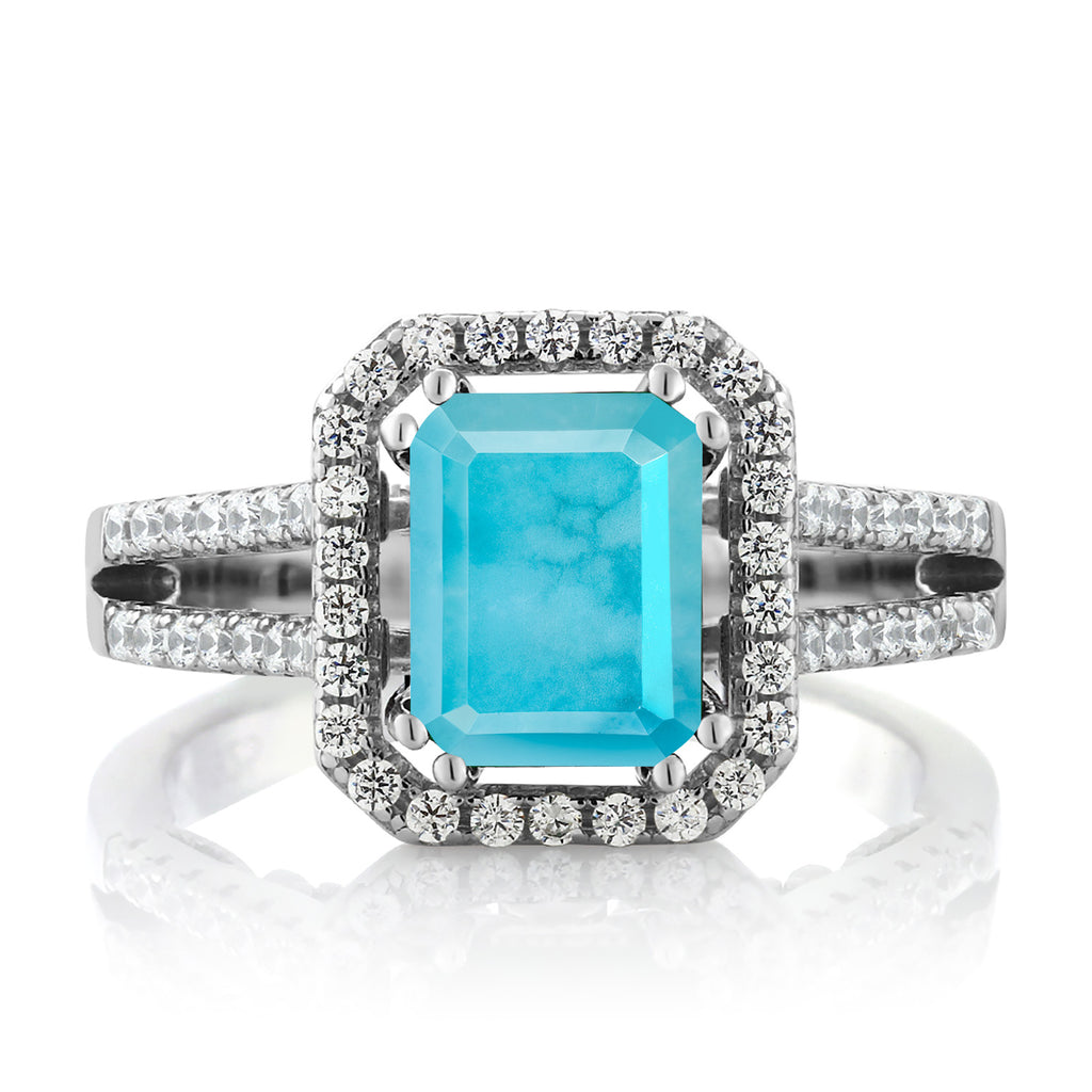 Turquoise_Ring in 925 Sterling Silver