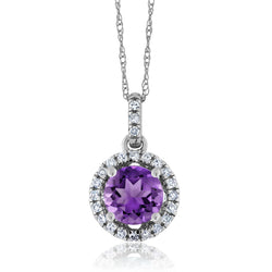 Pendant in 14K White Gold