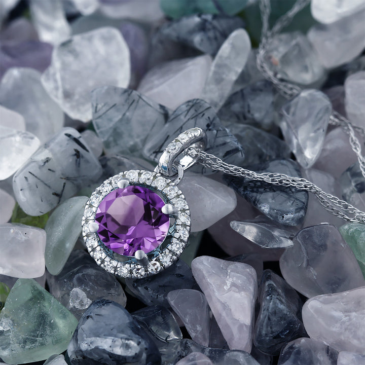 Pendant in 14K White Gold