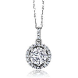 Pendant in 14K White Gold