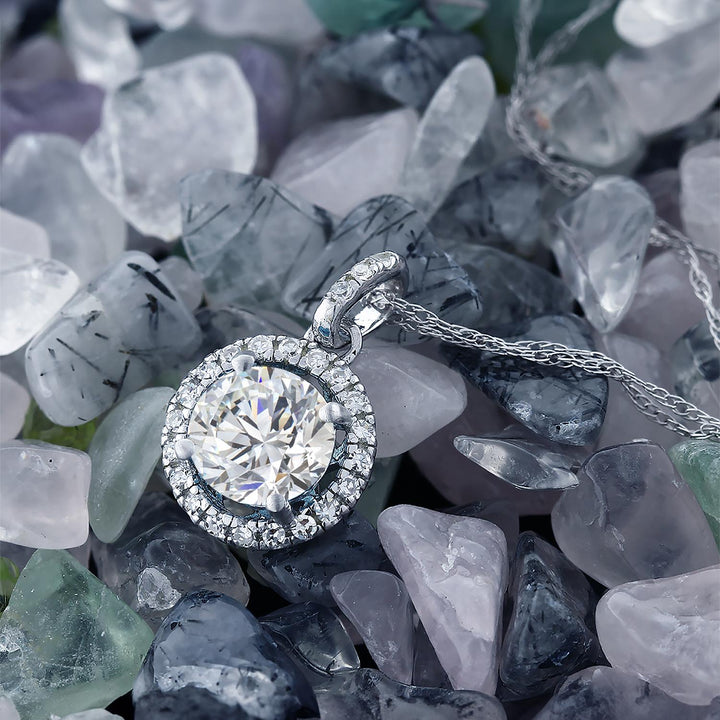 Pendant in 14K White Gold