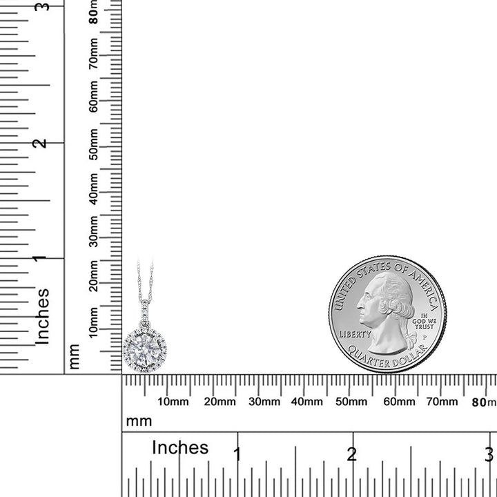 Pendant in 14K White Gold