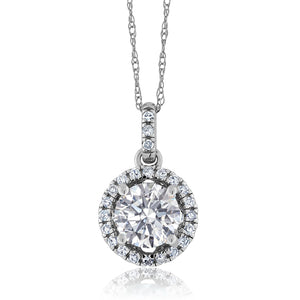 Pendant in 14K White Gold