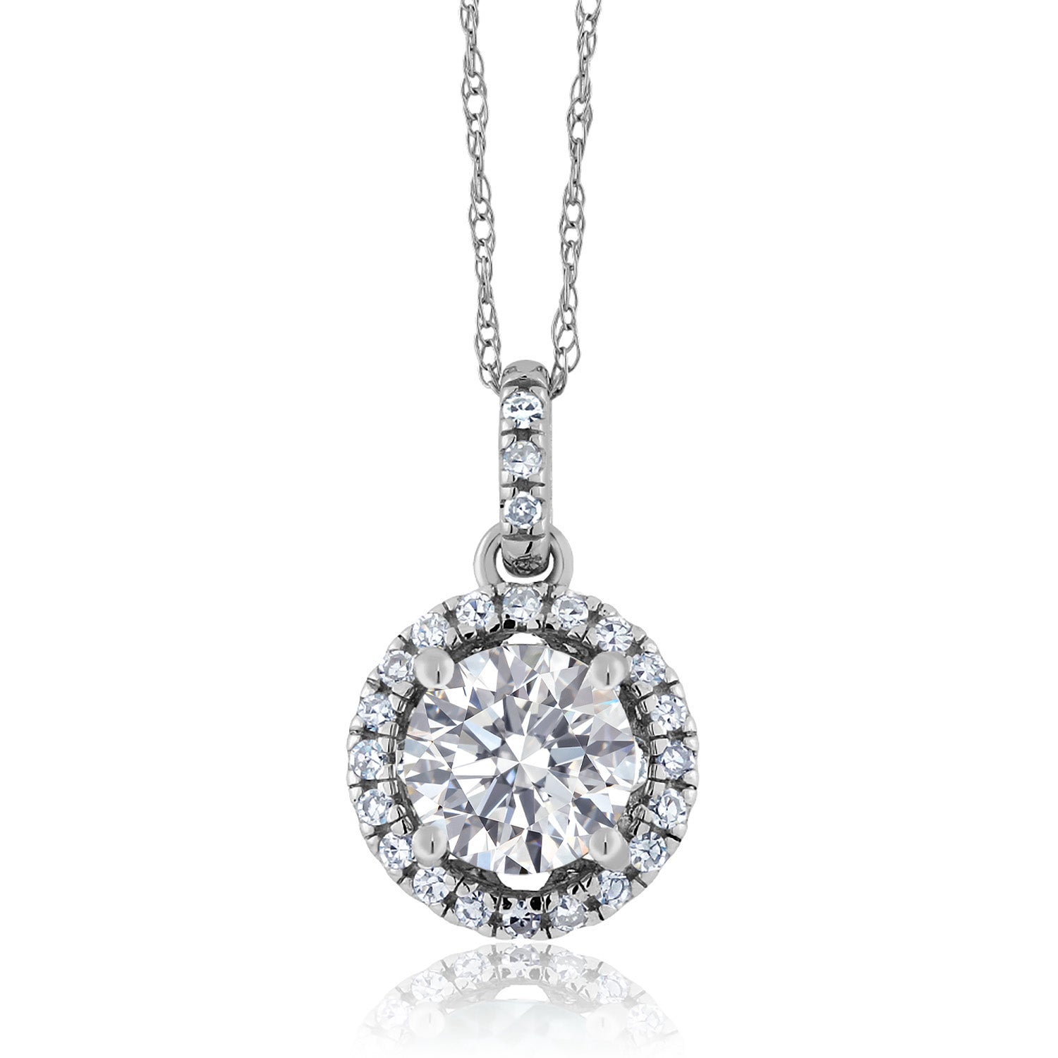 Pendant in 14K White Gold