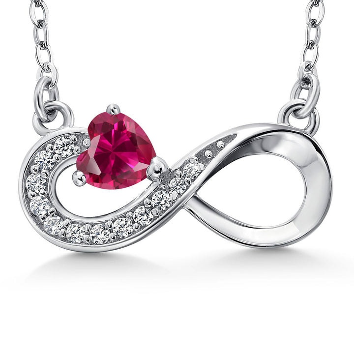 Created Ruby_Necklace in 925 Sterling Silver