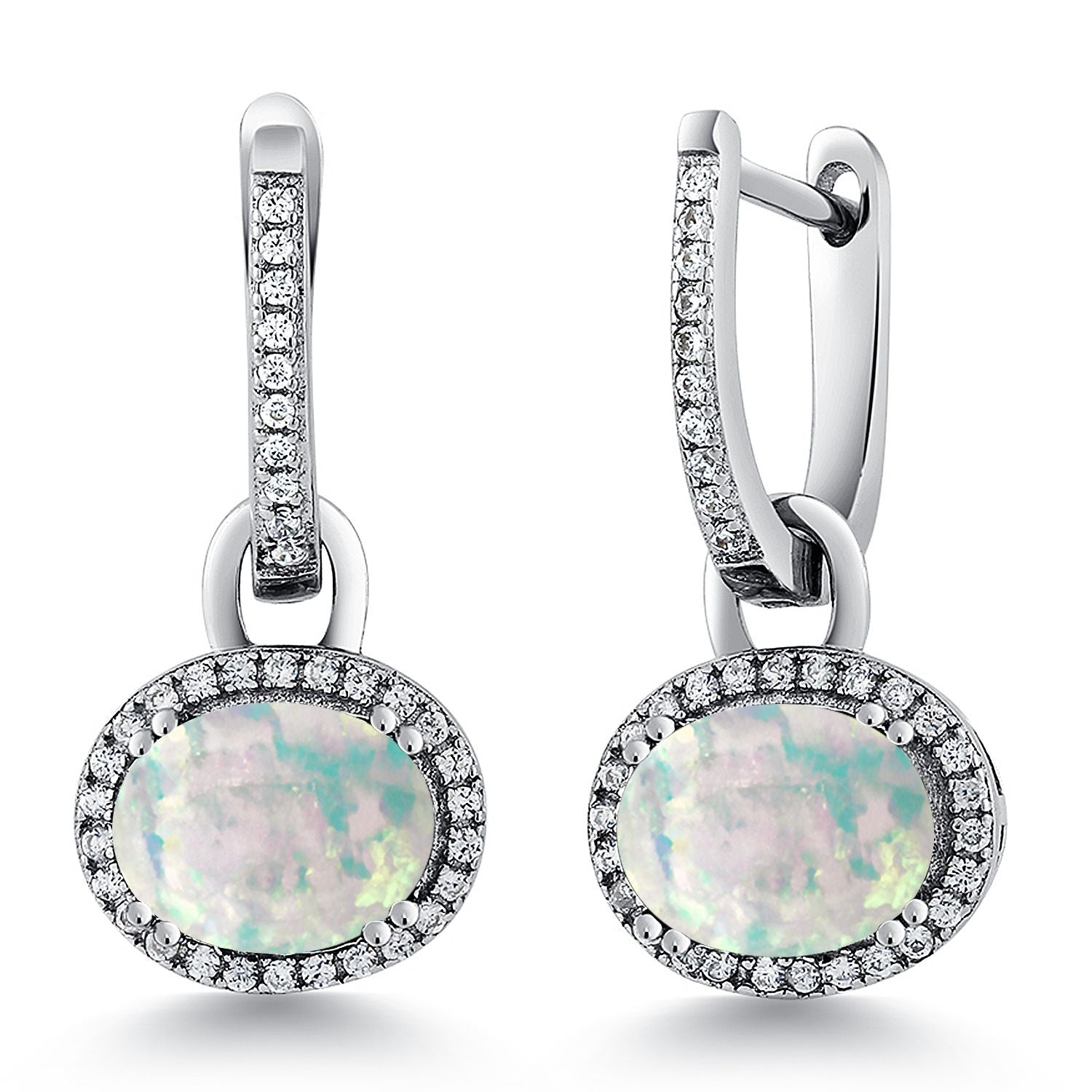 Opal_Earrings in 925 Sterling Silver