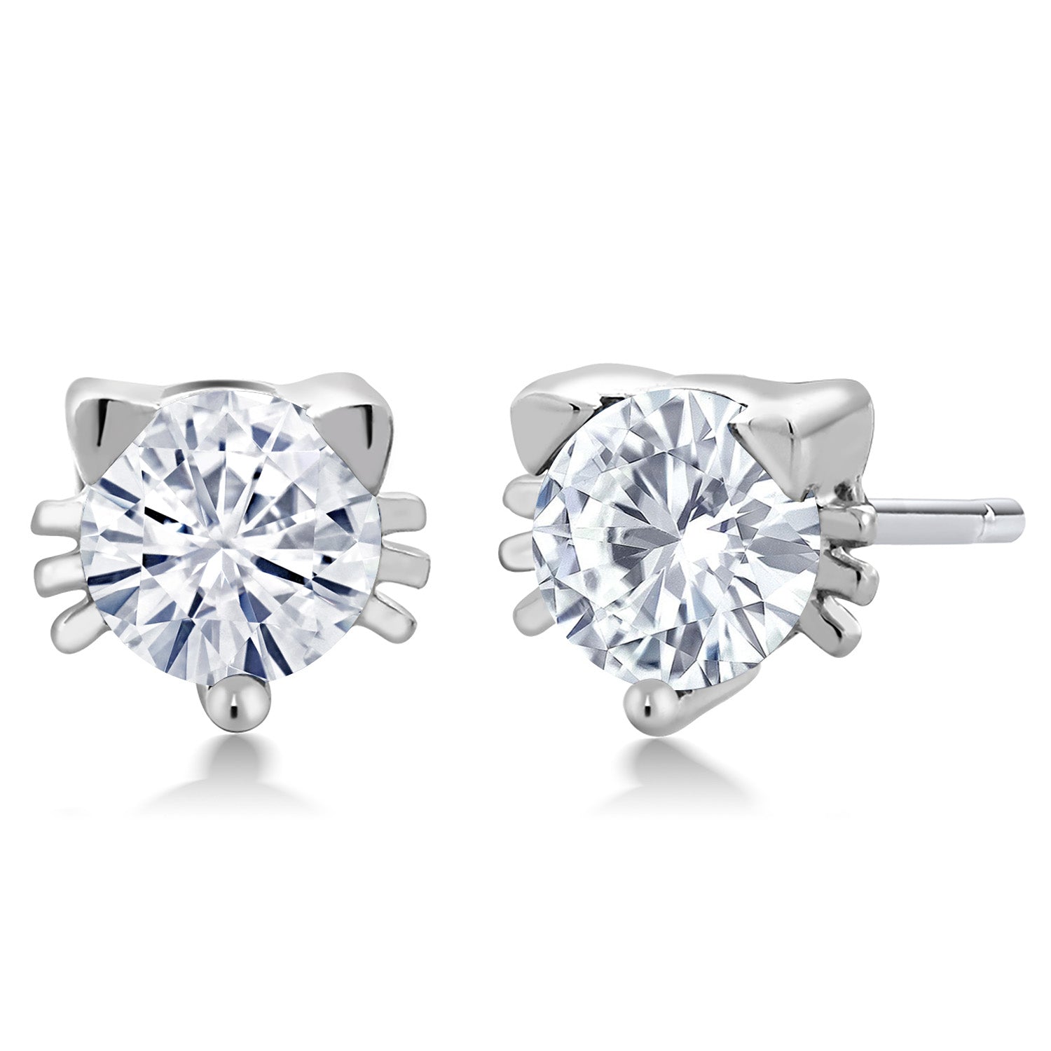 Charles & Colvard Moissanite - April_Sterling Silver