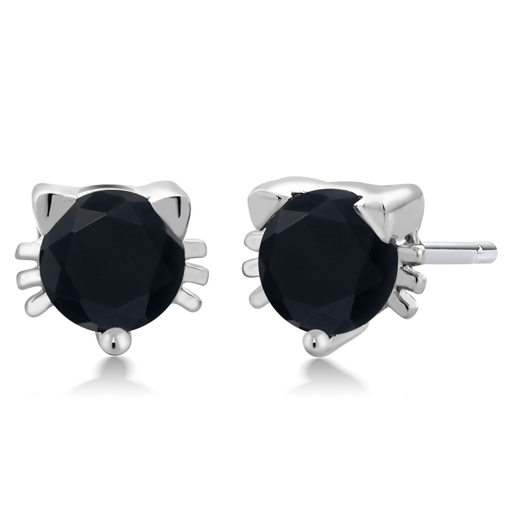 Onyx - December_925 Sterling Silver_Earrings in 925 Sterling Silver