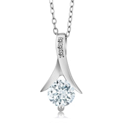 Pendant Earrings Set in 925 Sterling Silver