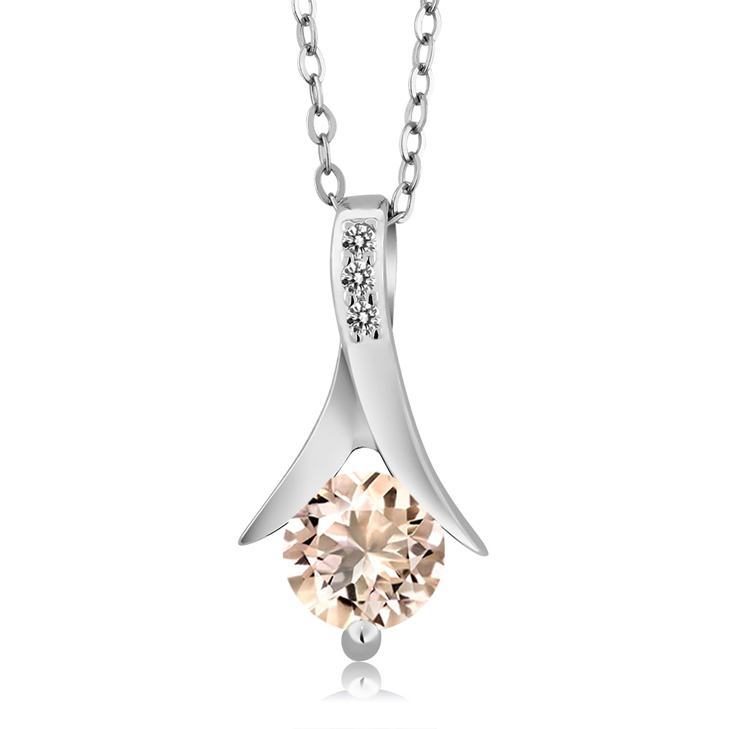 Pendant Earrings Set in 925 Sterling Silver