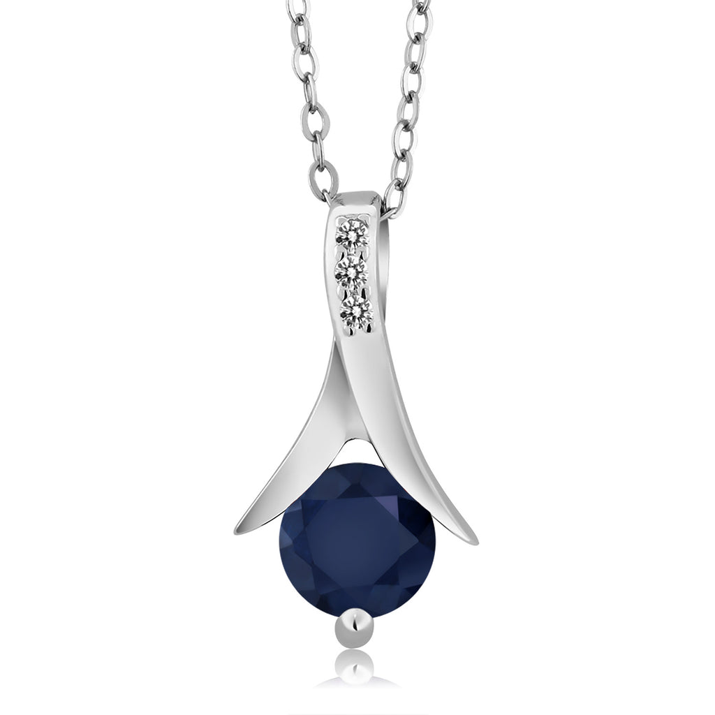 Pendant Earrings Set in 925 Sterling Silver