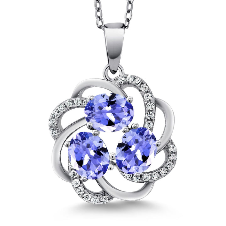 Tanzanite - December_Pendant in 925 Sterling Silver
